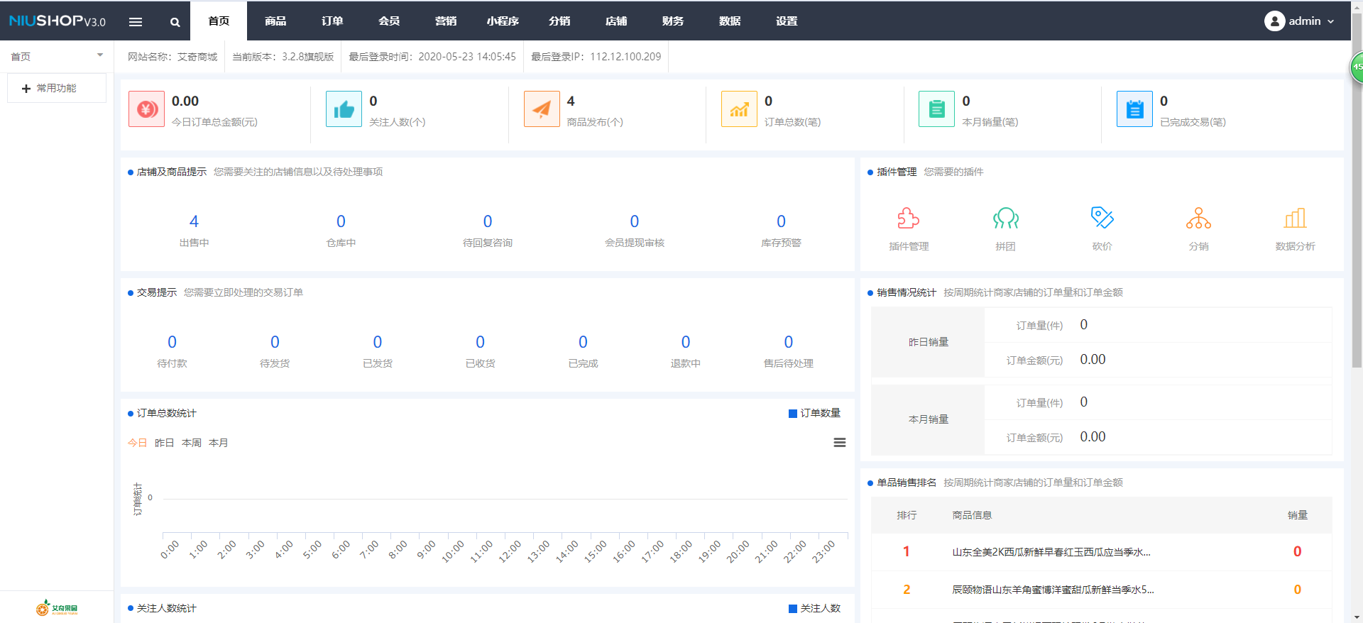 A735 niushop分销版开源商城旗舰版v3.7商城源码旗舰版破解开心版